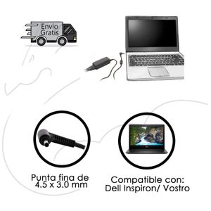 Cargador Dell Inspiron ( Punta Fina ) 19.5v 3.34 65w
