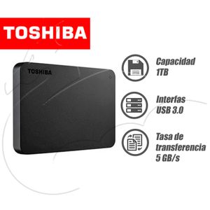 DISCO EXTERNO 1TB TOSHIBA CANVIO BASICS