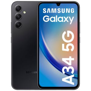 Smartphone SAMSUNG Galaxy A34 6.6" 6GB 128GB 48MP + 8MP + 5MP Grafito