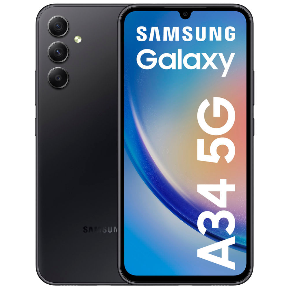 Smartphone Samsung Galaxy A34 6 6 6gb 128gb 48mp 8mp 5mp Grafito