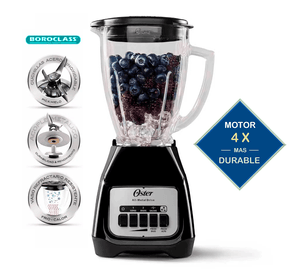 Licuadora 2Vel + Pulso Vaso de Vidrio 1.5Lt BLSTKAG-BPB - NEGRO