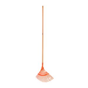 Escoba metálica con mango de madera 120cm