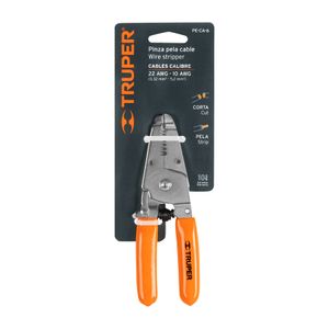 Alicate pela cables 22 a 20 AWG Truper 17356