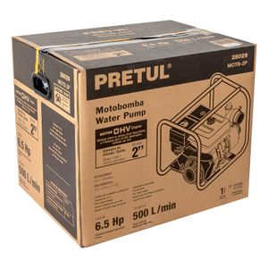 Motobomba 2" x 2" 6 1/2 HP Pretul 28029