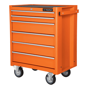 Gabinete metalico movil con 6 cajones capacidad 130 Kg truper 12067