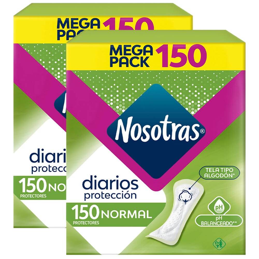 Pack Protectores Diarios Nosotras Normal Paquete 300un Real Plaza 2513