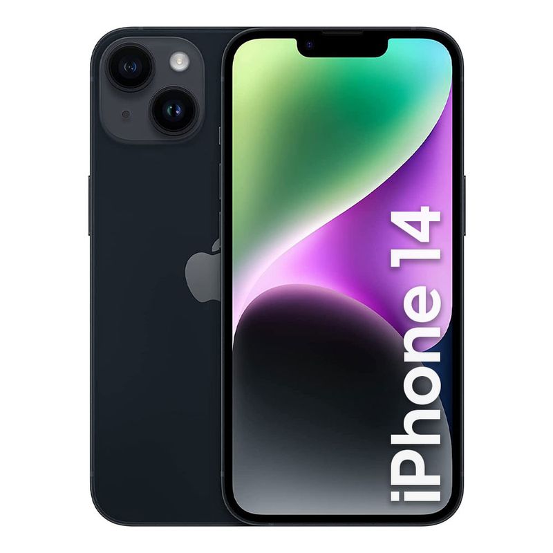 iPhone 14 Plus APPLE (Reacondicionado Como Nuevo - 6 GB - 128 GB - Negro)