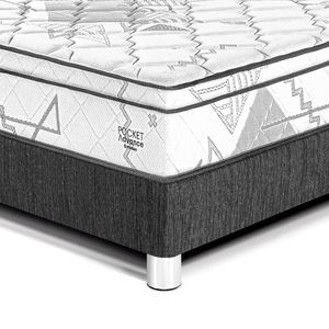 Dormitorio Pocket Advance King Cabecera Loft Charcoal