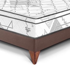 Dormitorio Europeo Pocket Advance 2 Plazas Cabecera Loft Chocolate