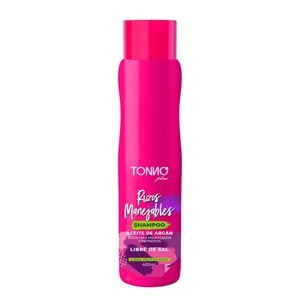 Shampoo Tonno Plus Rizos Manejables Argán - Frasco 400 ML