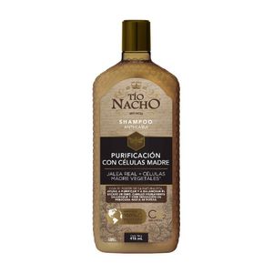 Shampoo Tío Nacho Anti caída Purificación con Células Madre -Frasco 415 ML