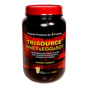 Proteínas Trisource Polvo Sabor Vainilla - Pote 1360 G