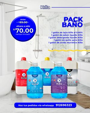 Pack Baño Killa