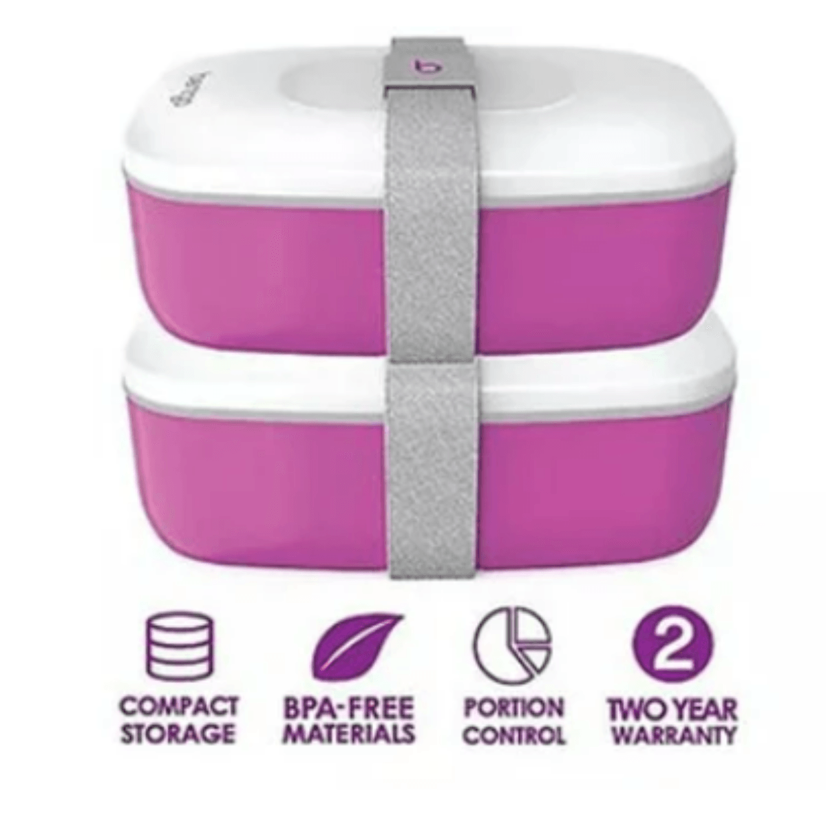 Lonchera Bentgo Fresh Lunch Box Morado- Adultos - Real Plaza