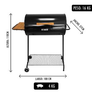 Parrilla Meat Master con Tapa de Dos Niveles