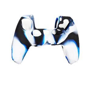 Funda para Mando PS5 Dualsense Blanco / Negro / Azul Flameado