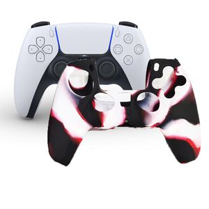Funda para Mando PS5 Dualsense Blanco / Negro / Rojo Flameado