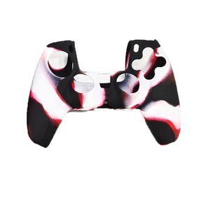 Funda para Mando PS5 Dualsense Blanco / Negro / Rojo Flameado