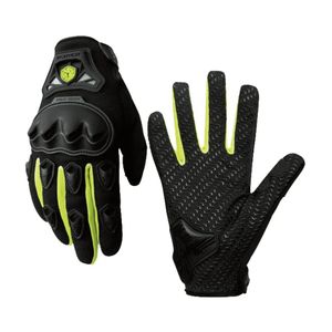 Guantes Antideslizantes Protección Motociclistas Scoyco MC29 Talla XL Verde