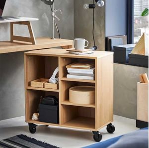 Librero Multifunción con Ruedas Max Ventitas Peru Manzano