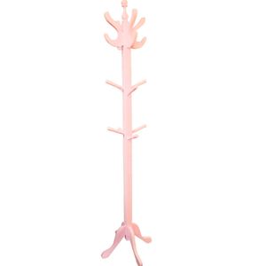 Perchero de Pie Griego Colgador de Ropa en Madera Rosa