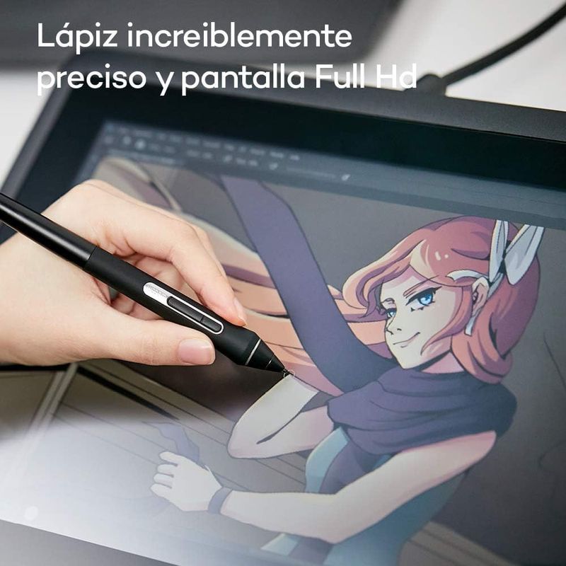 Tableta Gráfica Wacom Cintiq 16 Fhd Conexión Usb Y Hdmi Incluye Pro Pen 2 Negro Real Plaza 1116