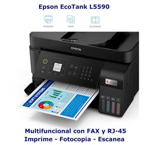 Impresora Epson L5590 Multifuncional WiFi ADF RJ-45  Fax