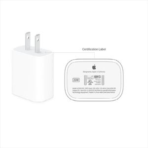 Cargador Apple iPhone Original Tipo C de 20W