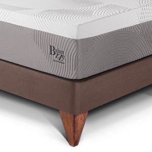 Dormitorio Europeo Royal Balanzze Queen Cabecera Blocks Chocolate