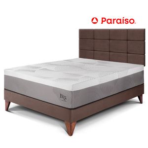 Dormitorio Europeo Royal Balanzze 2 Plazas Cabecera Blocks Chocolate