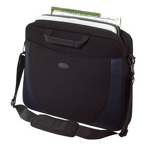Maletín para laptop 17" Targus, negro y azul