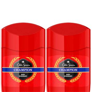 Pack Desodorante en Barra para Hombre OLD SPICE Champion Frasco 50g Paquete 2un
