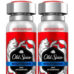 Pack Desodorante en Aerosol para Hombre OLD SPICE Wolfthorn Frasco 150ml Paquete 2un