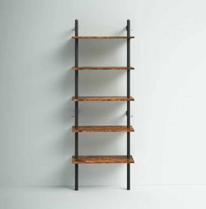 Librero de Pared Industrial Jetsa Ventitas Perú Gales y Negro