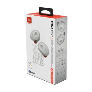 Audífonos JBL Tune 125Tws Pure Bass Blanco