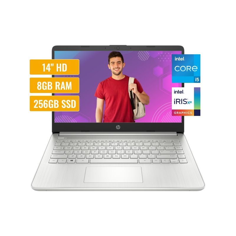 Laptop Hp 14 Dq2519la Intel Core I5 1135g7 8gb Ram 256gb Ssd M2 Pcie 14 Hd Freedos Real Plaza 5076