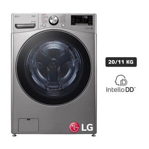 Lavaseca LG Carga Frontal 20Kg/11Kg WD20VV2S6R Plateado