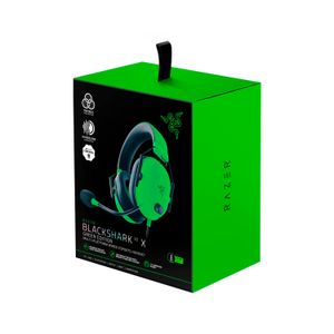 Audifono Gamer C/Microf Razer Blackshark V2 X Multi-Platform 7.1 Green Edition