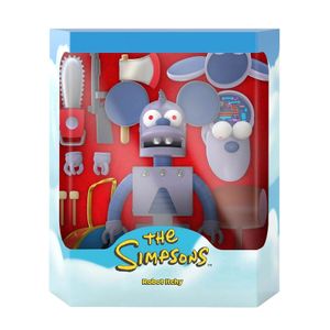 Figura de Accion Super7 Robot Itchy The Simpsons Ultimates Wave 1
