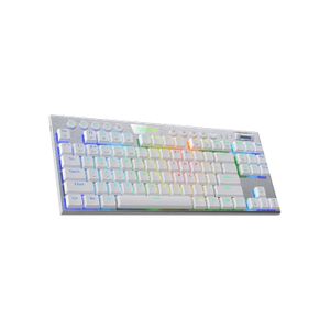 Teclado Gamer Redragon Horus Tkl White Wireless Spanish K621W Rgb Sp Red Switch