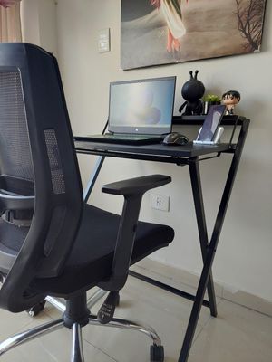 Escritorio plegable color negro