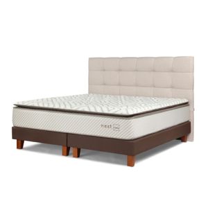 Cama Europea Nest Queen Issey Niebla