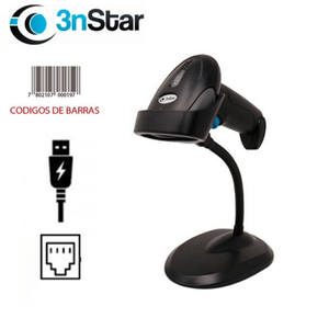 Lectora de Códigos de Barras 3nstar SC050 Alambrico USB Lectura 1D