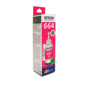 Botella de Tinta Epson T664 70ml Color Magenta