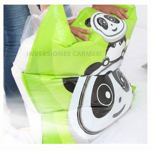 Bolsa al Vacío para Ropa X 8 UNID Incluye Bomba Manual Osos Escandalosos