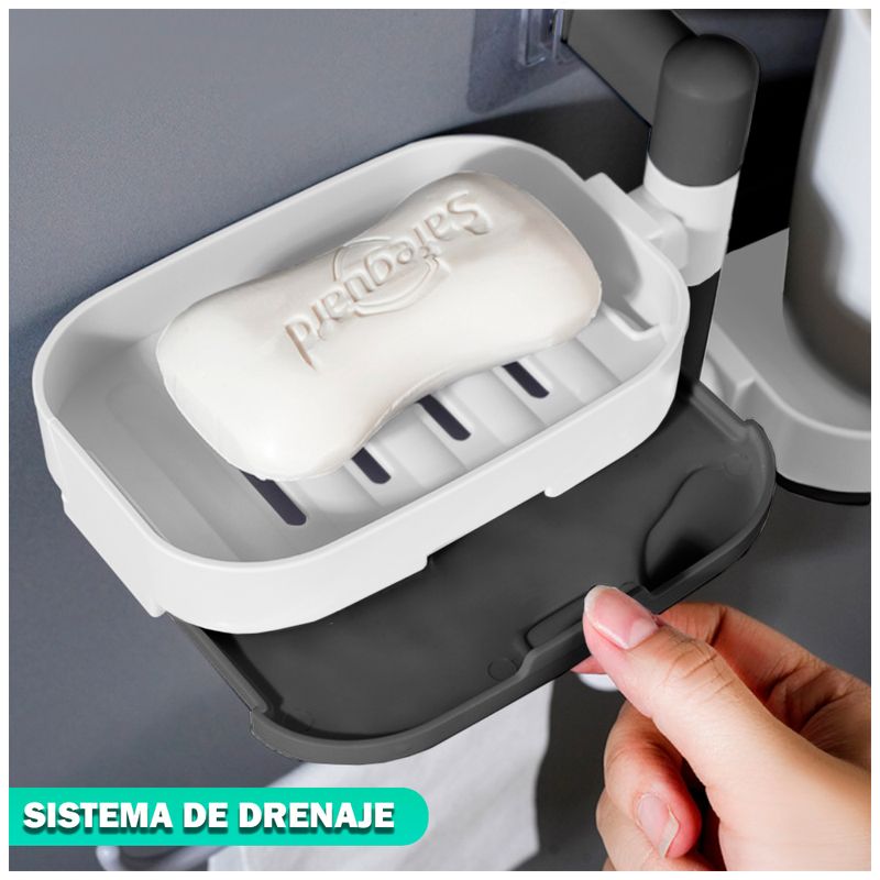 Organizador Escurridor Colgante para Ducha Baño con Colgadores 86V