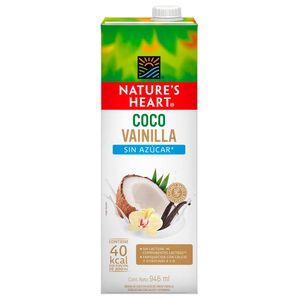 Bebida de Coco y Vainilla NATURE'S HEART sin Azúcar Caja 946ml