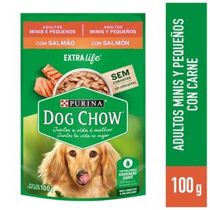 Comida para Perros DOG CHOW Adultos Razas Pequeñas Festival de Salmón 100g