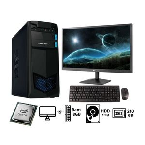 Computadora Pc Intel Core i5 3.20 GHZ HDD 1TB RAM 8GB SSD 240 MONITOR 19''