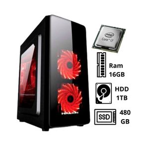 Computadora PC Intel Core I7 3.40 GHZ RAM 16GB HDD 1TB SSD 480 GB
